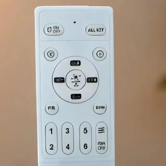 Fan Remote Control for 2.4G Ceiling Fans 6 Adjustable Velocities Forward Reverse Rotation Natural Wind Simulation