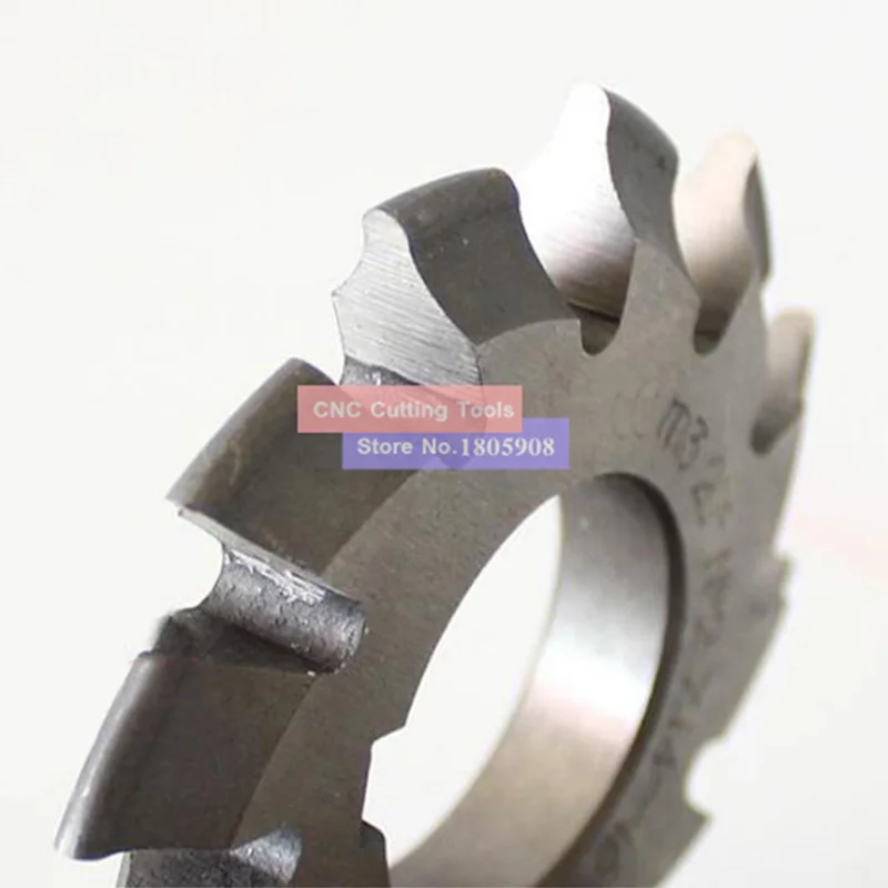 8PCS M0.4/M0.5/M0.6/M0.7/M0.8/M1/M1.25/M1.5/M2/M3/M4 Modulus PA20 degrees NO.1-NO.8 HSS Gear Milling cutter Gear cutting tools