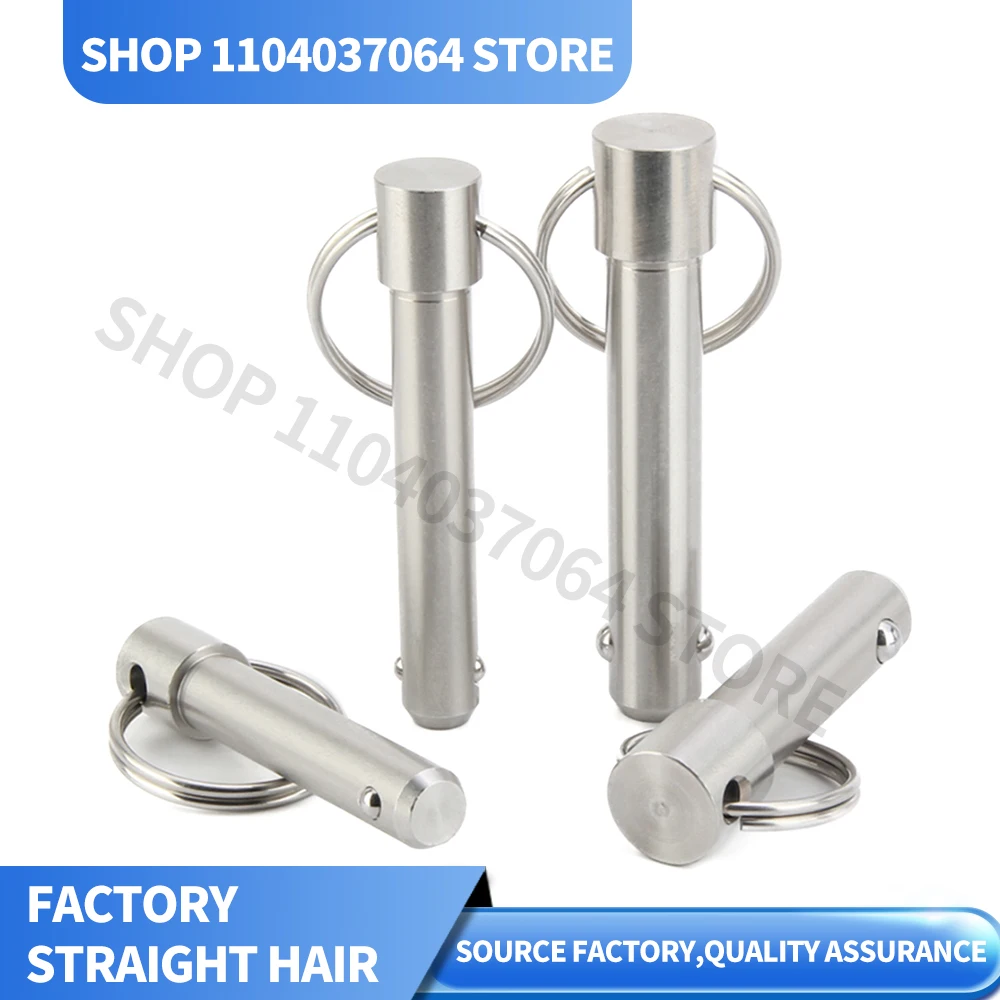 

VCN114 Spring Pins,QUICK RELEASE PINS,ball lock pins,stainless steel pin dia 5/6/8/10/12/16/20/25,usable length 10~100mm