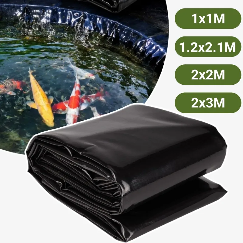 

HDPE Fish Pond Liner for Outdoor Garden Ponds 0.2mm Puncture Resistant Fountain Pond Liner Waterfall Koi Fish Aquaculture Pond