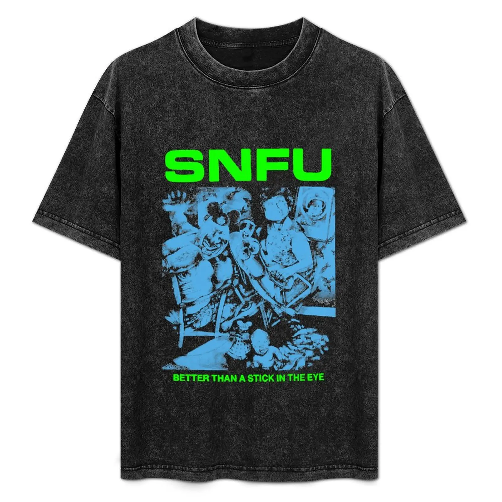 

Idol Gift Fot You Snfu Band Batter than a stick in the eye T-Shirt Daily Wear Plain Short Sleeve Shirt