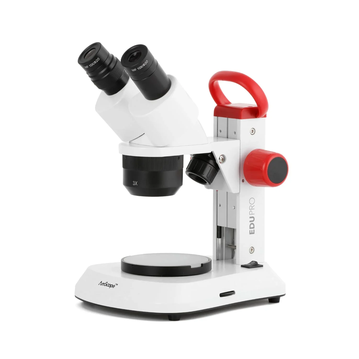 AmScope EduPro EDU2L 10X-30X Stereo Microscope with Dual Illumination