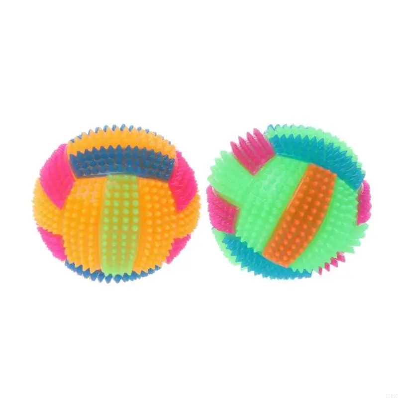G92C Dog Ball Toy with Colorful LED Lights Pet Interactive for Dogs Cats Indoor