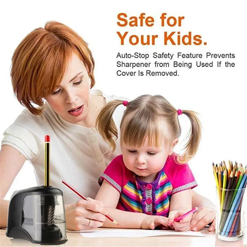 G8TA Студенты -карандаш точилка для электрической точилки для мальчиков девочки для детей взрослые дома дома