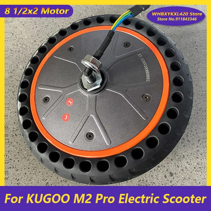 8.5 Inch Motor Hub for KUGOO M2 Pro Electric Scooter Modification Accessories 8 1/2x2 Honeycomb Solid Tire Replacement Parts