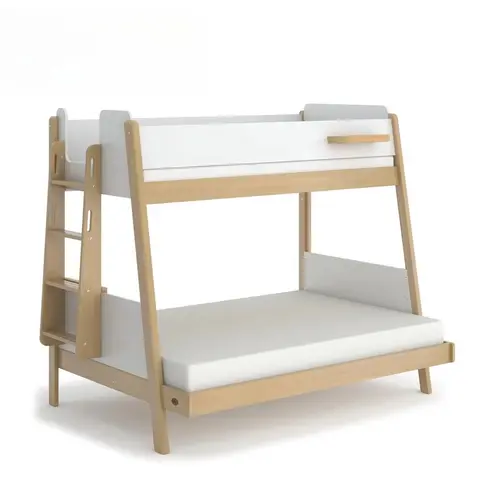 Modern Luxury Bedroom Furniture Australian Araucaria Queen Size Kids Single Loft Beds Bunk Bed for Boys and Girls with Stair