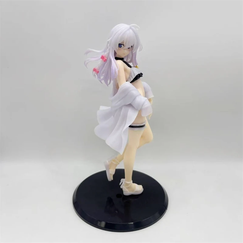 Anime  Figurine Swimsuit Seated Pose With Inflatable Ring Desk Ornament Collectible For Collectors And Teens Beach Gift