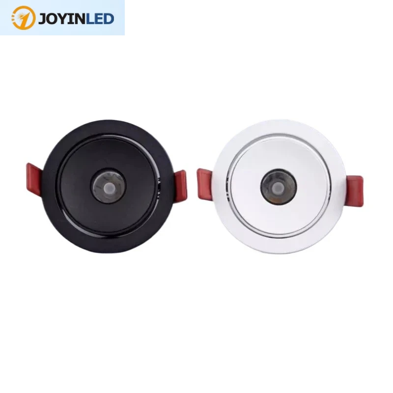 Led Spotlights Ultra Thin Small Beam Angle Spot Light Cut-out 75mm Embedded 3°8°15° Ceiling Foco for Home Picture Art Museum