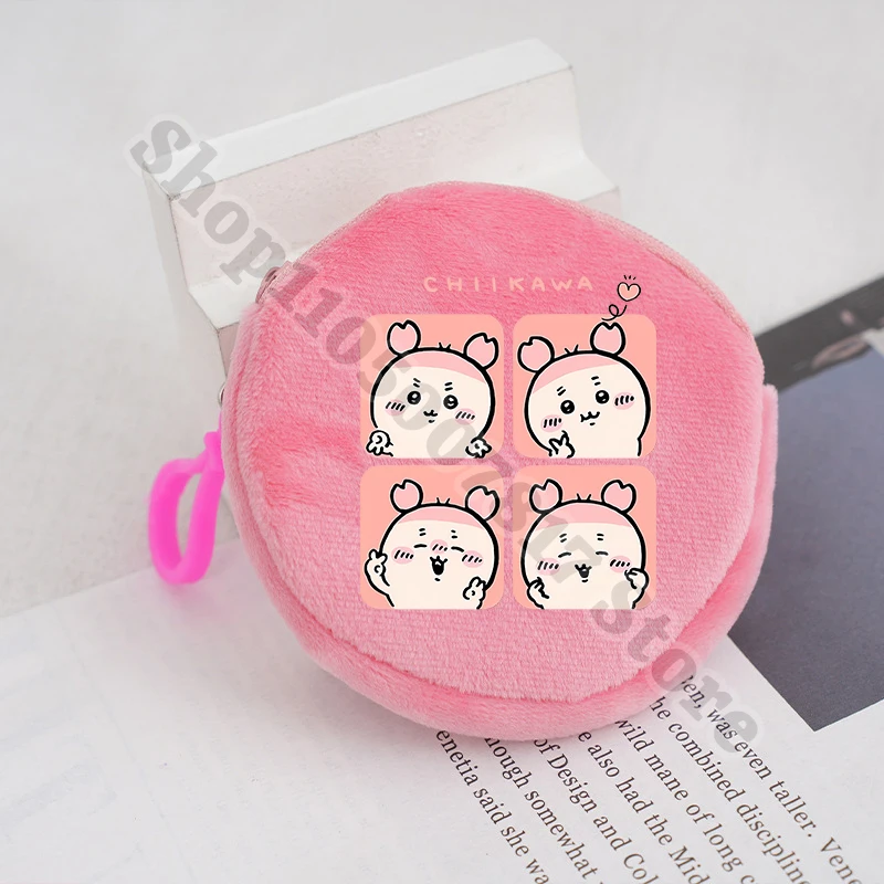 Portamonete in peluche per bambini Cartoon Chiikawas Anime Portafoglio carino Borsa per soldi moda per bambini Accessori Custodia portaoggetti Porta carte Regali
