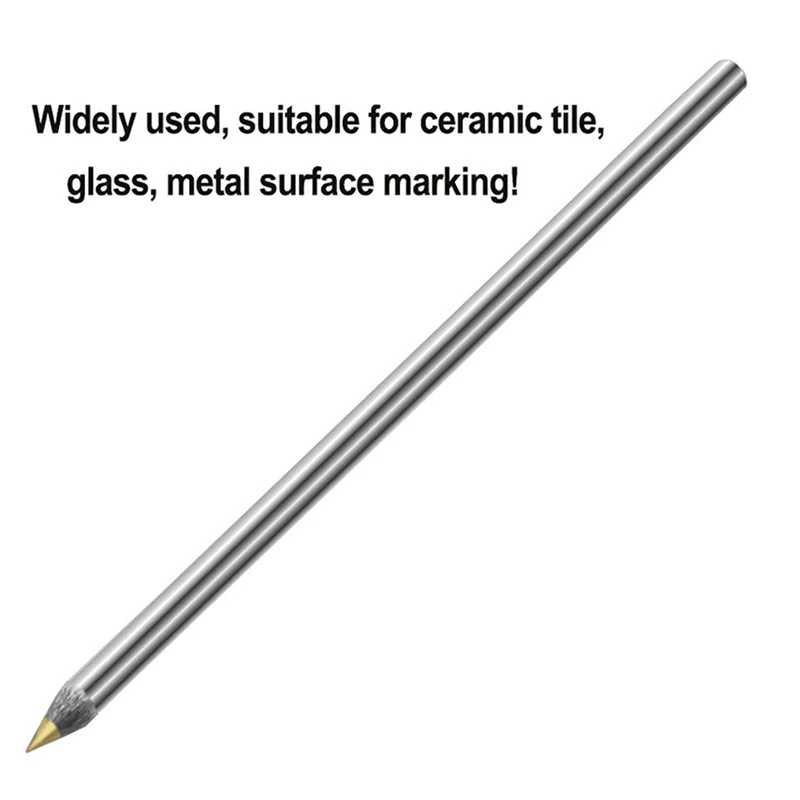 Diamond Scribing Pen Glass Tile Cutter Carbide Scriber Tungsten Carbide Tip Hard Metal Lettering Pen Multi-function Etching Tool