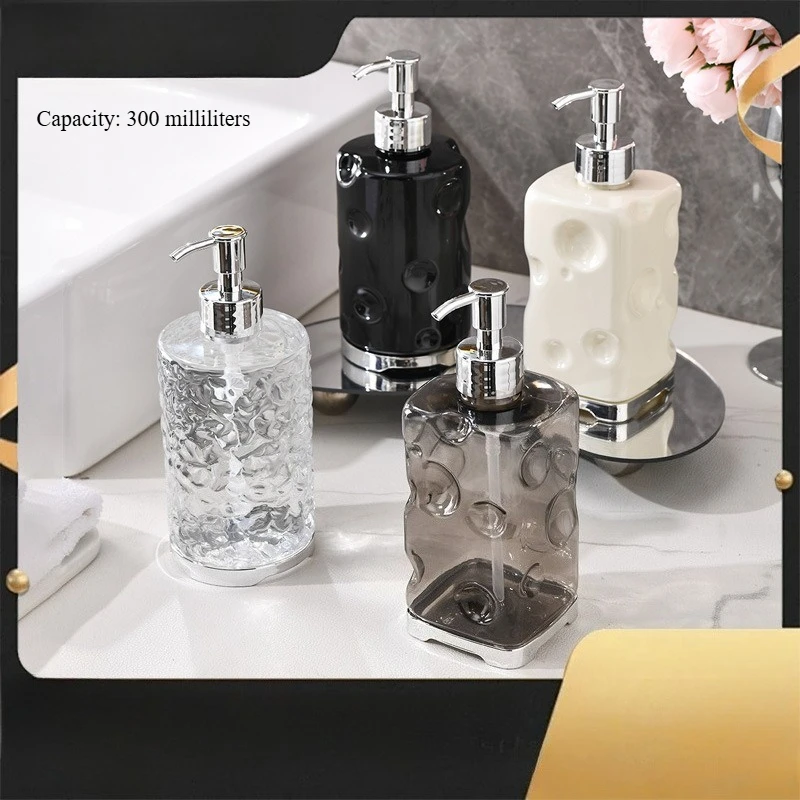 

2 шт., дорожная бутылка-дозатор пресс-типа, пенящаяся бутылка для ванной комнаты, шампунь, гель для душа, мыло для рук, контейнер для хранения туалетных принадлежностей