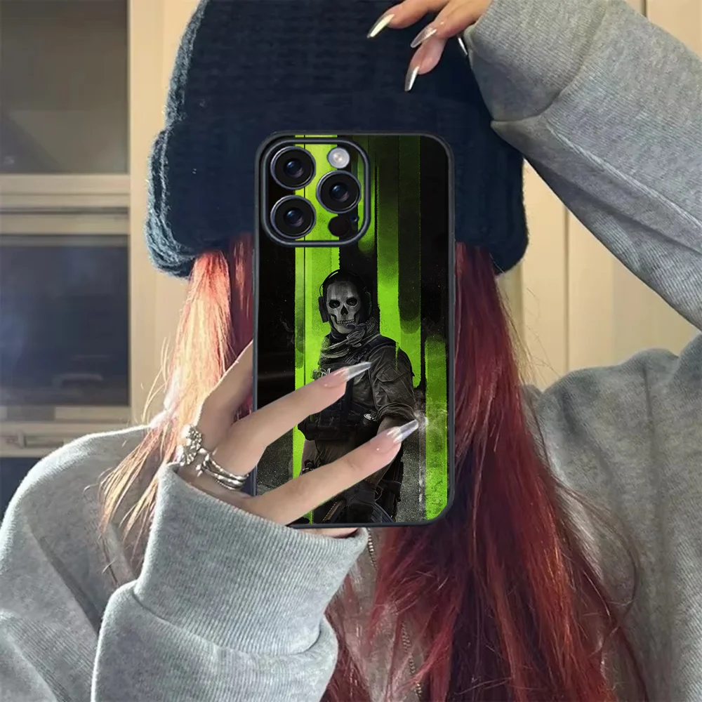 COD Call Of Duty G-Ghost Phone Case For iPhone 16 15 14 13 12 11 PRO MAX PLUS Mini TPU Soft to Skin-friendly case