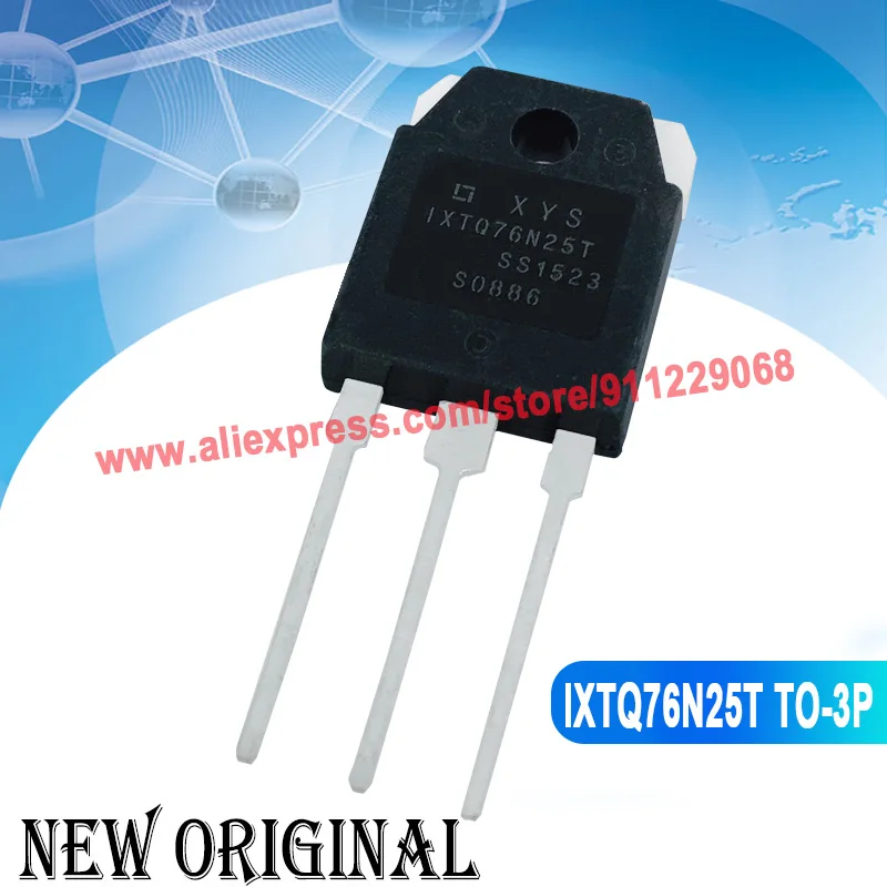 (5piece) IXTQ76N25T TO-3P 250V 76A / RJH3047 TO-3P / FS50SM-5A 250V 50A / 2SK2372 K2372 TO-3P