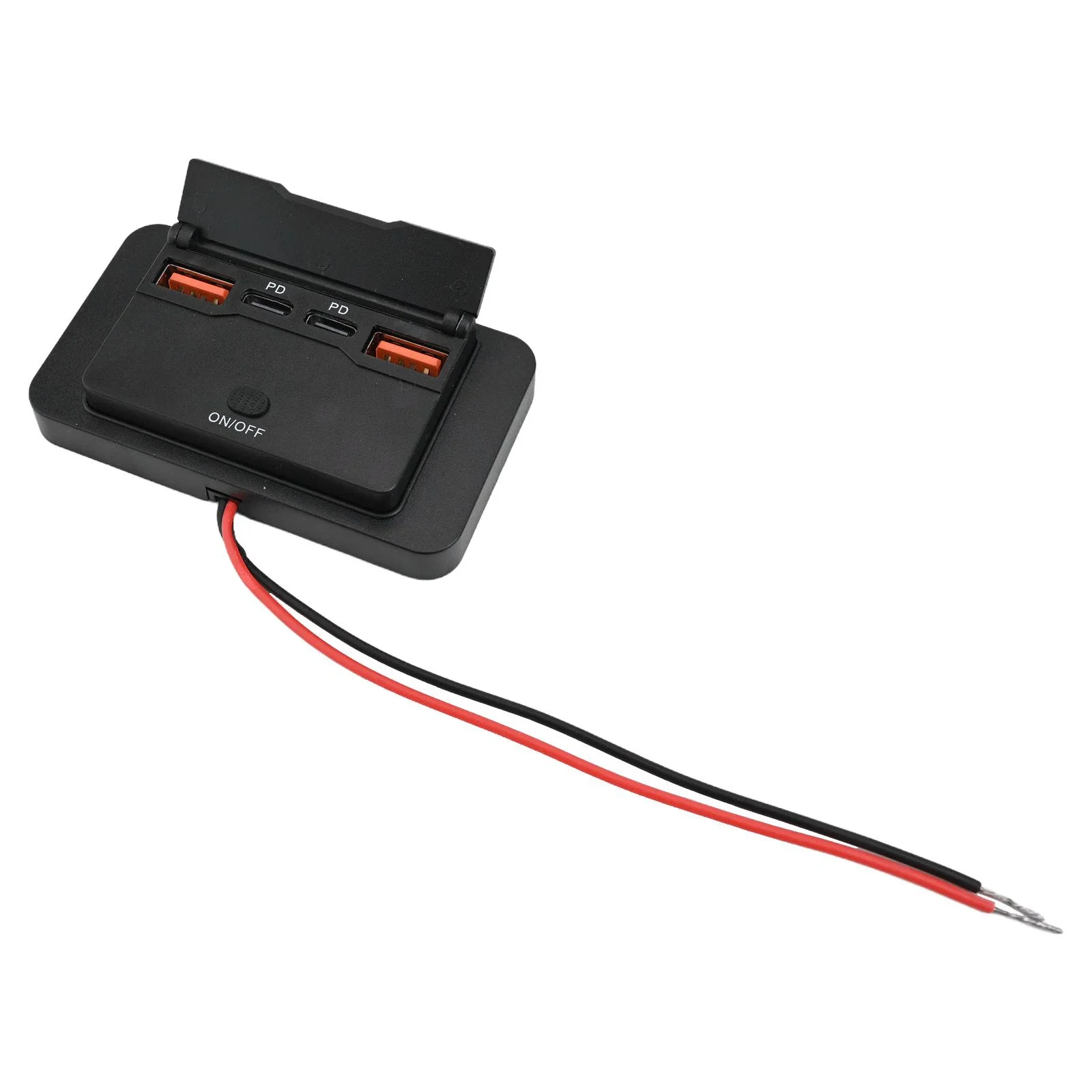 12V RV USB Outlet with 4 Ports 108W Dual PD3 0 & For QC3 0 Fast Charging Car Charger Socket Adapter for Multiple Devices