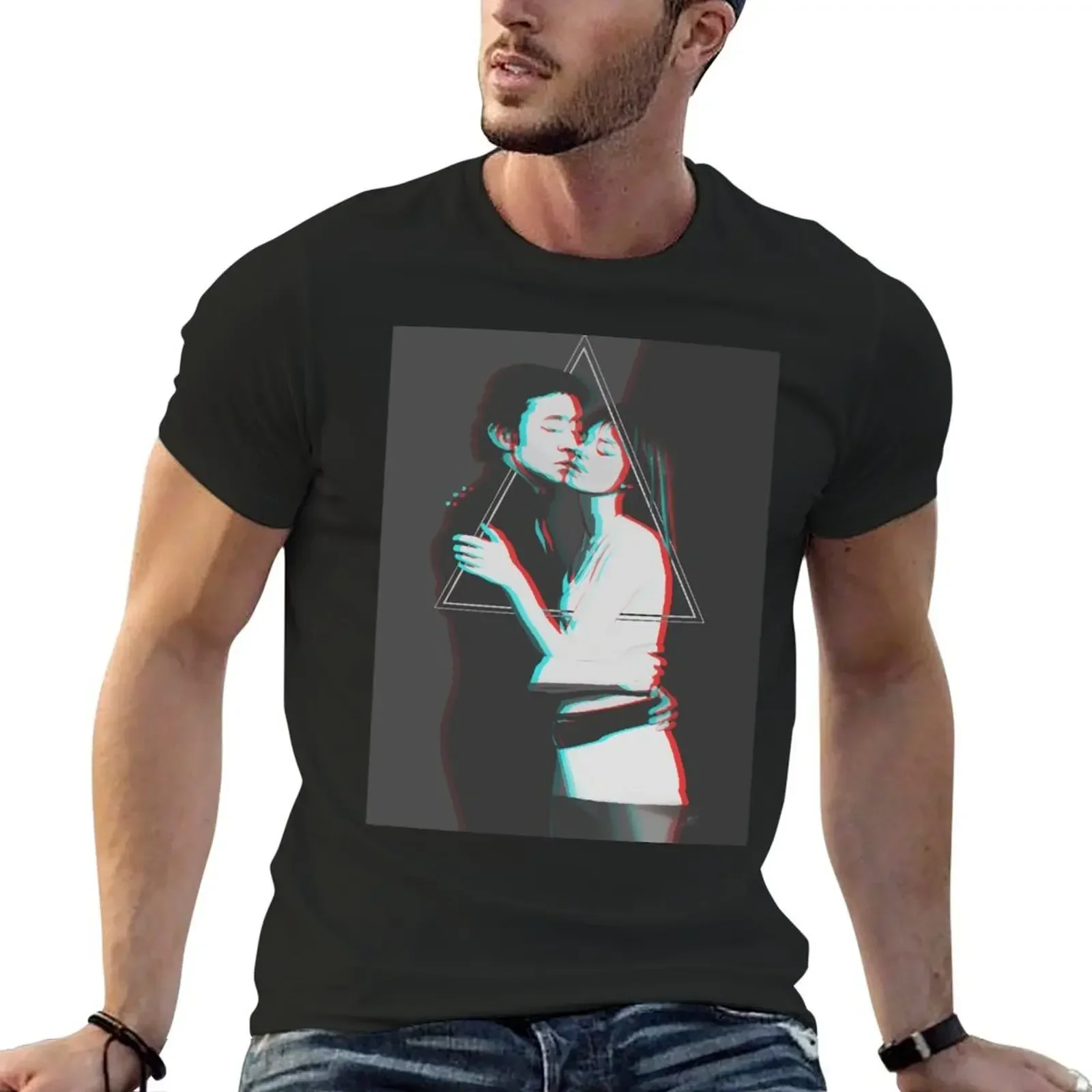 

Serge Gainsbourg _amp_ Jane Birkin minimalism Active T-Shirt man clothes custom shirt plus sizes Men's t-shirts