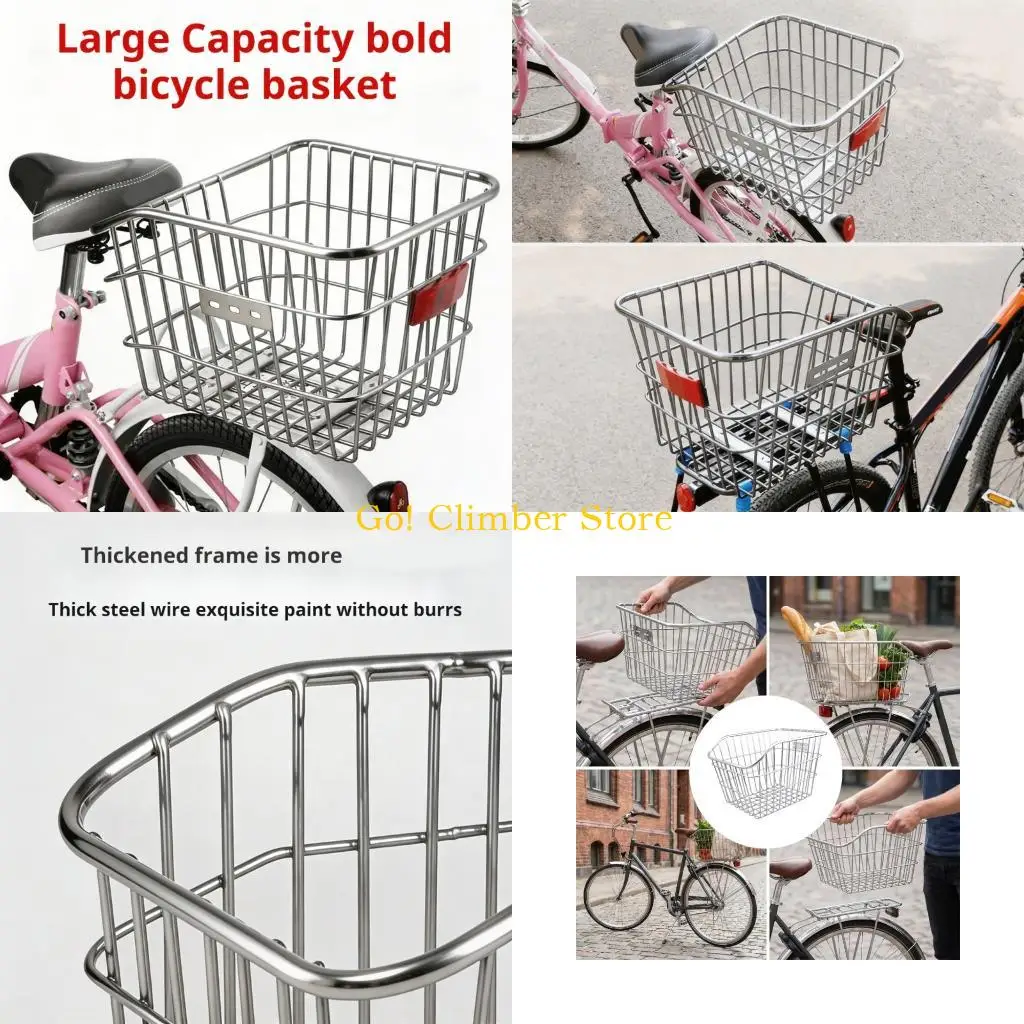 Q84C Fahrräder Heckträger Korb Rücksitz Gepäckträger Heckgepäck Fahrradträger