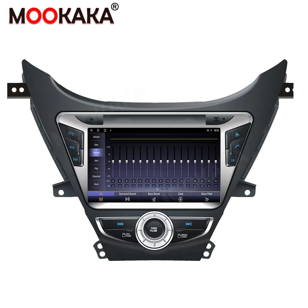 Pantalla de 8 "Android 14 para Hyundai Elantra 5 JK GD MD UD 2012 - 2016 Carplay Autoradio Radio reproductor Multimedia navegación GPS