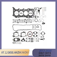 Piezas de motor juego de juntas de cilindro completo compatible con 2,2 L SHU1 SHY4 SHY6 SHY8 diésel para 13-19 Mazda 3 12-20 Mazda 6 12-18 Mazda CX-5 2.2L