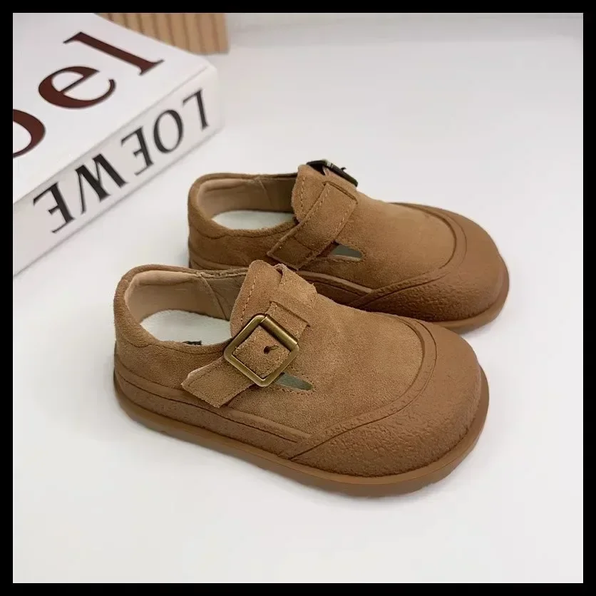 Children Casual Shoes Retro Children's Casual Shoes 2024 New Spring and Autumn Children Boys and Girls Single Shoes