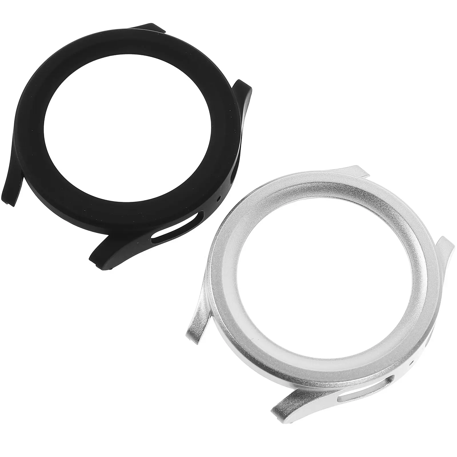 

2 Pcs Smartwatch Shell Protective Case Screen Cover Scratch Proof Resistant Stalinite Material Easy Install Remove