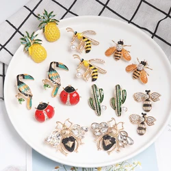 32 Styles Fashion Colorful Bee Stud Earrings Butterfly Insect Statement Earrings for Women Jewelry Party Surprise Gifts 2023