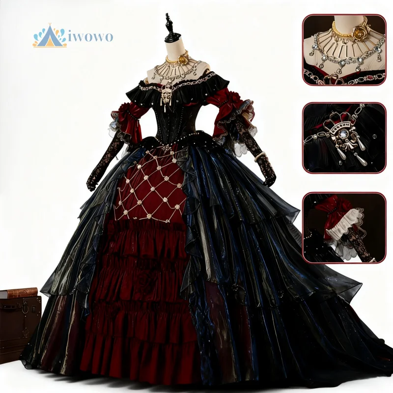 

Identity V Bloody Queen Cosplay Costume The Remnants of Hope Gorgeous Dress Uniform Anime Halloween Party Clothes Game Outfits
