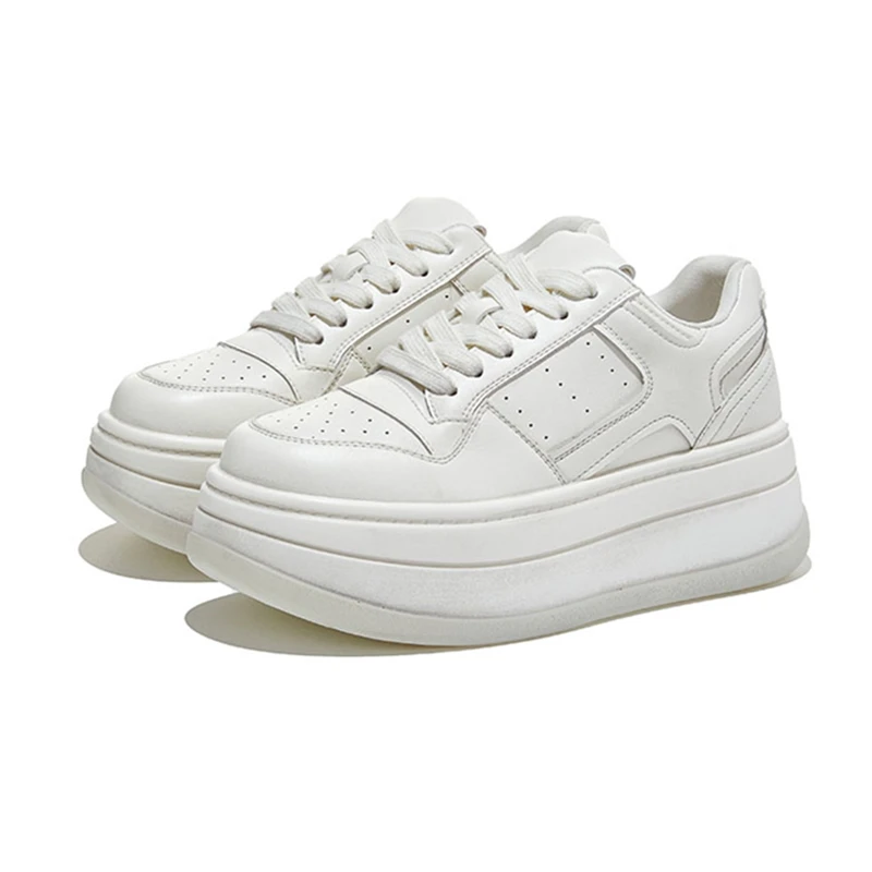 

2025 Women's sneakers Shoes Thick-soled and comfortable Women skateboarding shoes Plus size, breathable and casual female shoes
