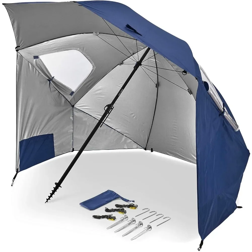 

Awnings, Premiere XL UPF 50+ Umbrella Shelter for Sun and Rain Protection (9-Foot), Awnings