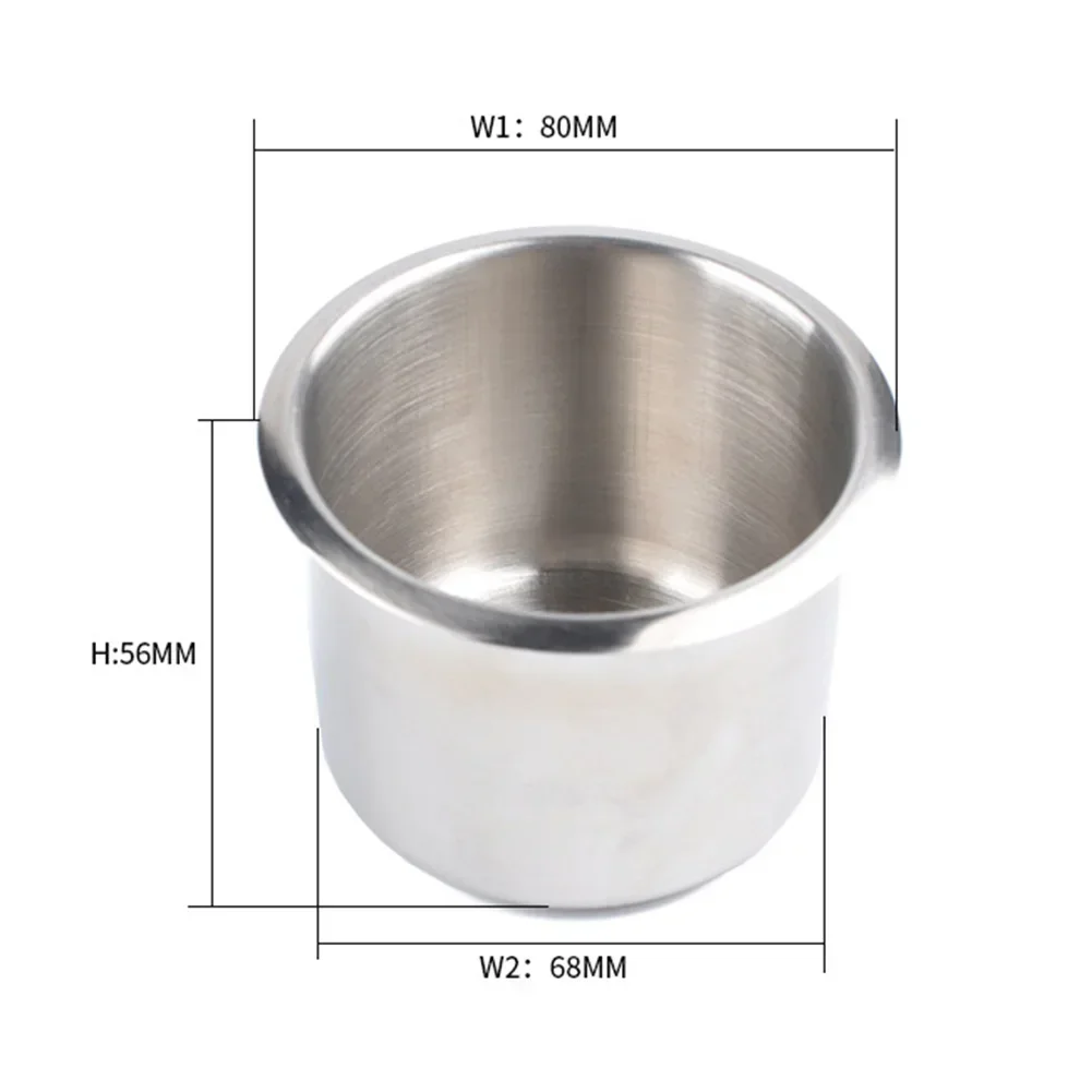 1 قطعة حامل مشروبات حامل الكأس قارب الفولاذ المقاوم للصدأ تخزين شاحنة العالمي العربة ل البحرية الداخلية اكسسوارات 68 مللي متر * 55 مللي متر #3