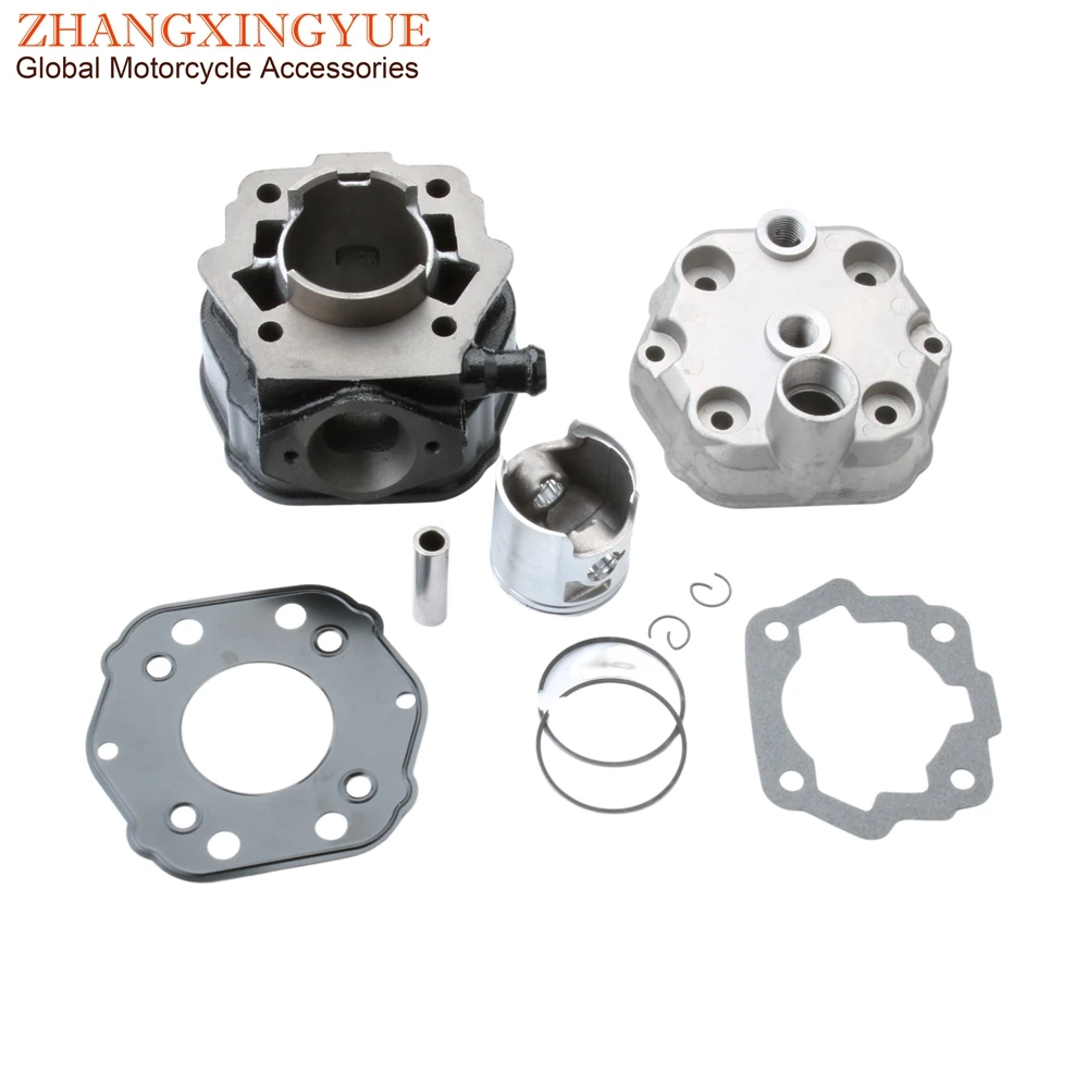 70cc Big Bore Cylinder Kit & Head For Gilera GSM RCR SMT Zulu 50cc EBS050 EBE EBS Euro 2 2-Stroke