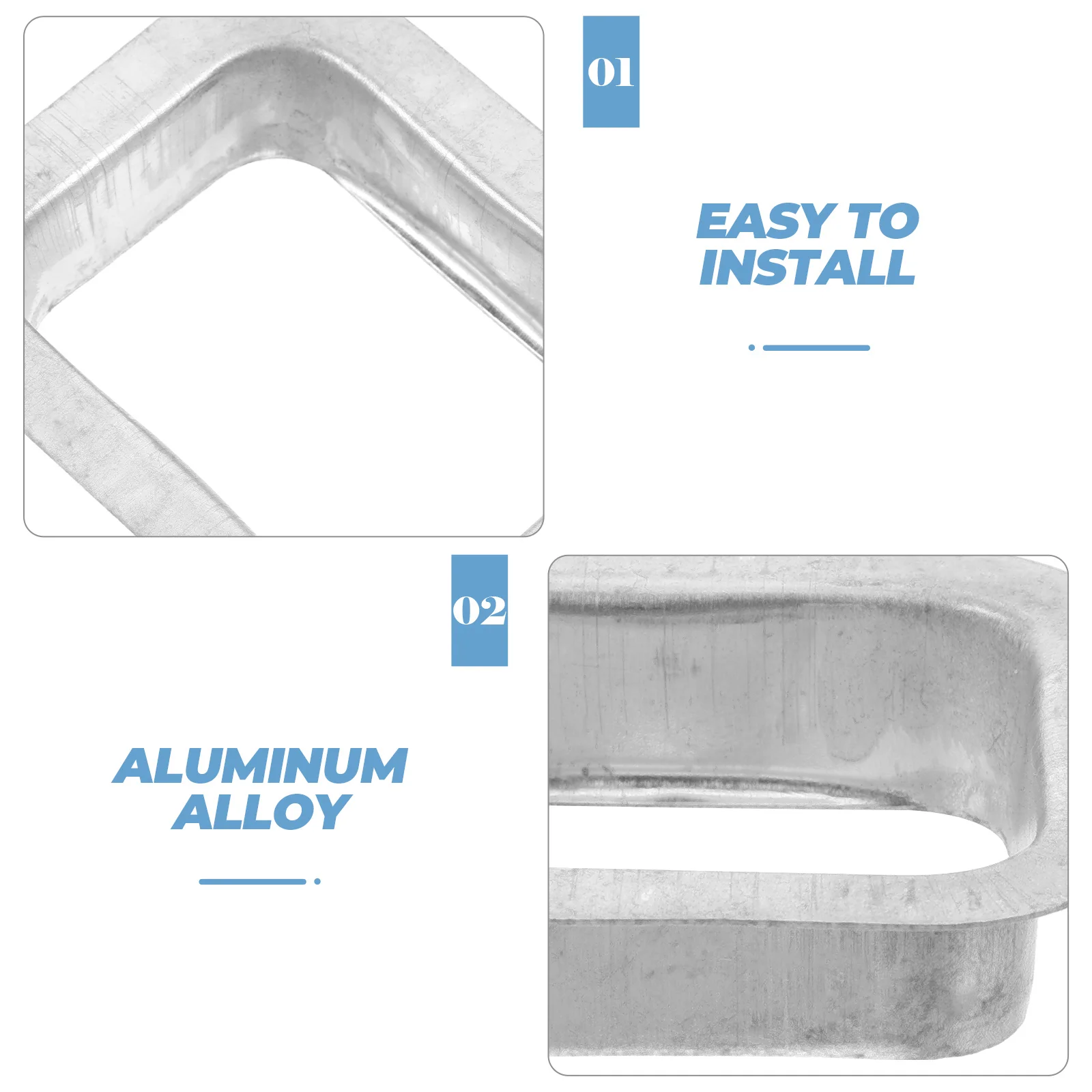 Pipe Connector Rain Gutter Outlet for Auger Draining Aluminum Alloy Replacement