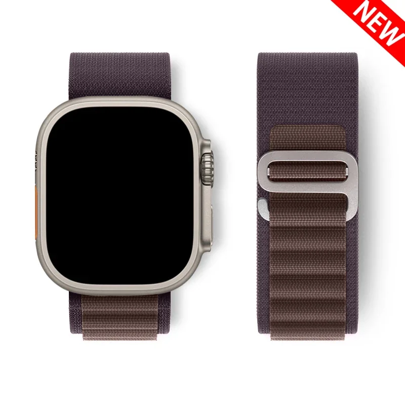 Alpine loop para apple watch ultra 2 banda 44mm 45mm 49mm 40mm 41mm 42mm náilon trilha pulseira correa série 10 9 8 7 6 5 se cinta