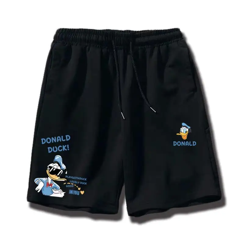 الكلاسيكية ديزني دونالد داك ديزي تريند زوجين صديقة السراويل كبيرة الحجم فضفاضة تنفس السراويل الرجال والنساء