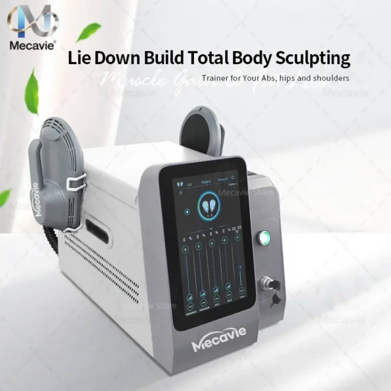 

Home Exercise RF Body Contouring Machine Dual Handle Electromagnetic Muscle Building Fat Burning Weight Loss Device 2025 New