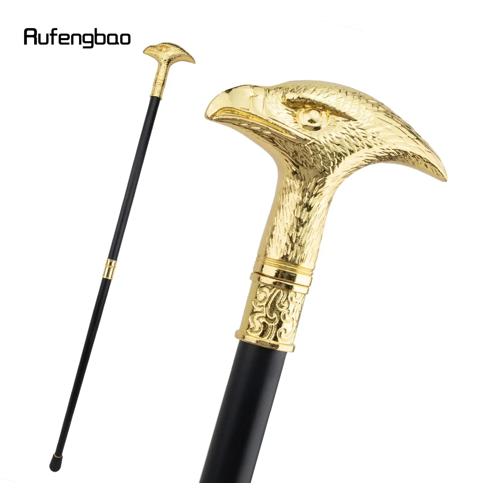 

Golden Eagle Head Fashion Walking Stick Decorative Stick Vintage Party Performance stage Cane 93cm Performance Stage Cane