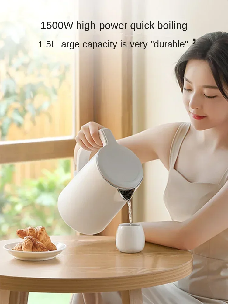 غلاية كهربائية عازلة أوتوماتيكية ، صنع الشاي ، صلب مقاوم للصدأ ، ماء بدرجة حرارة ثابتة ، شمع كهربائي