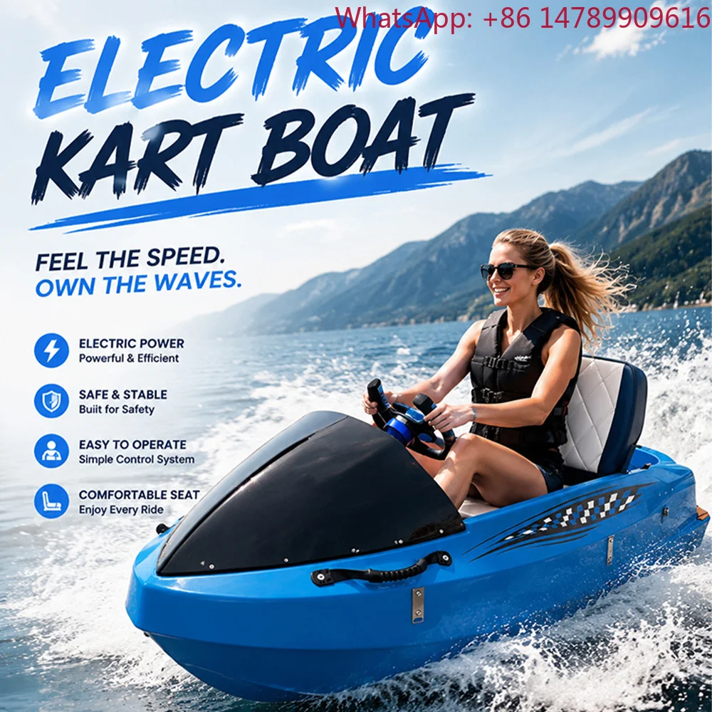 Scenic AreaTheme ParkChinese Factory Sells 360 Degree Drift Energy Karting Boat Directly For Water Rescue Surfing And Outdoor Wa