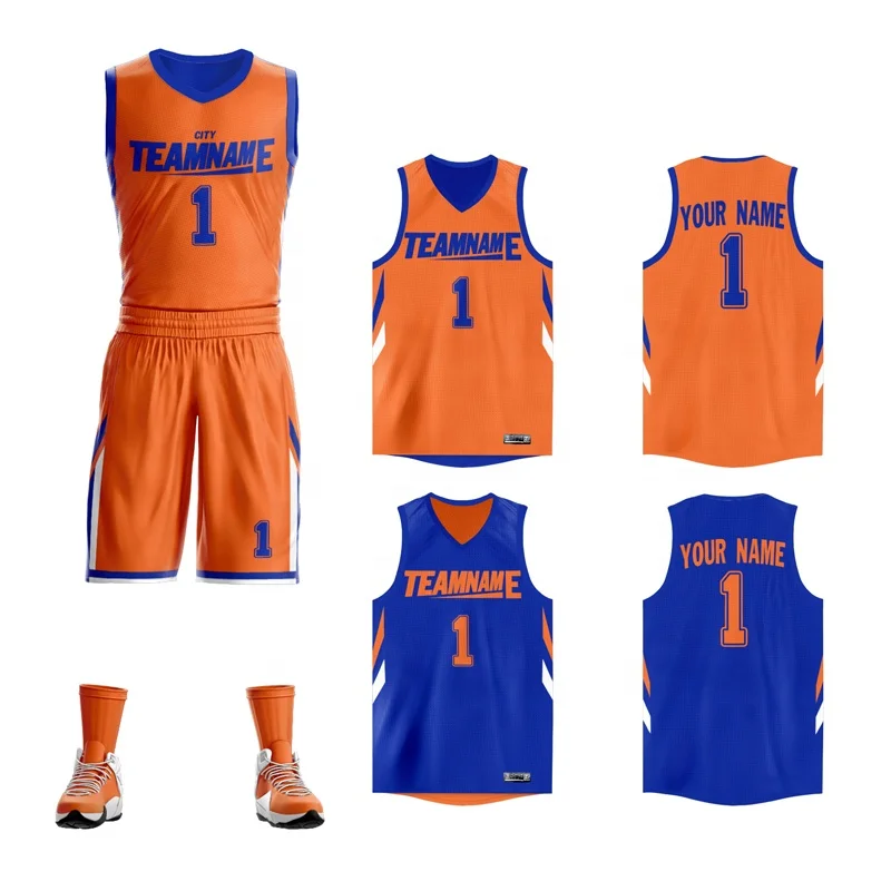 

Custom Basketball Jerseys High Quality Reversible Basketball Jersey Quick Dry Basketball Uniforms