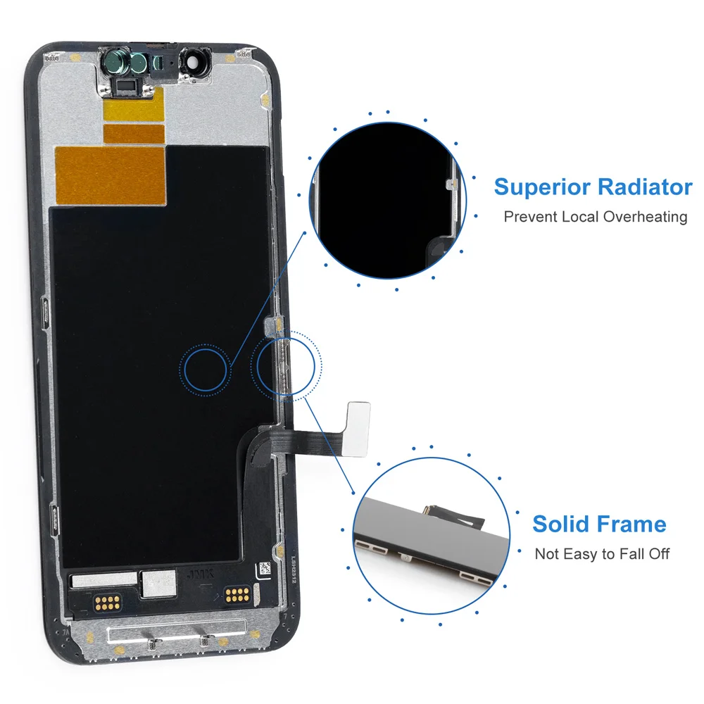 A2628 A2481 A2626 A2629 A2630 Premium LCD do iPhone 13 Mini Nowy wyświetlacz dotykowy z ekranem dotykowym 3D Zamiennik fabrycznego wyświetlacza — zdjęcie produktu 4