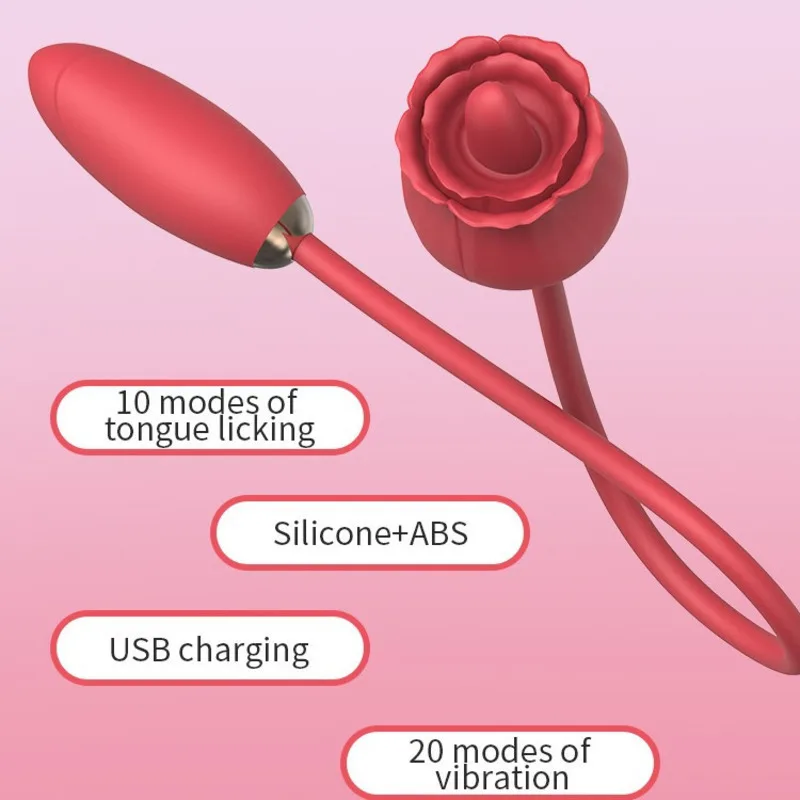 

Rose Sex Toys Female G Spot Vibrator 5 Sucking 7 Vibration Modes Clitoral Nipple Stimulator Adult Product For Women Waterproof