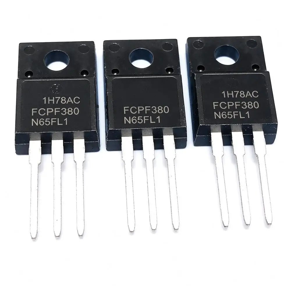 5PCS FCPF380N65FL1 IXFA3N120 1200V 3A SMK0765 SVF12N65F 650V 12A SPA08N50C3 08N50C3 500V 7.6A RJH60D2 600V 20A