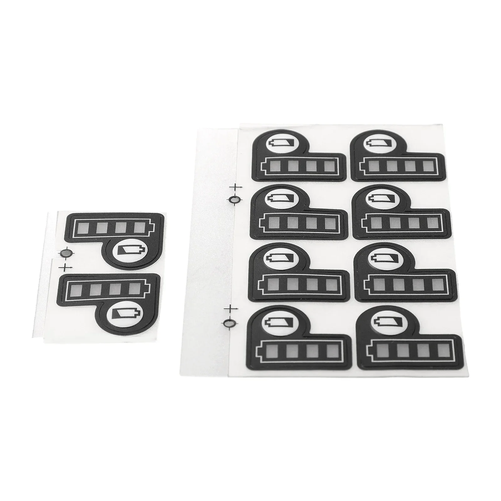 10 PCS Battery Capacity Led Light Sticker Button Decal Label BL1830 BL1430 For 18V 14.4V Lithium Battery Button Sticker