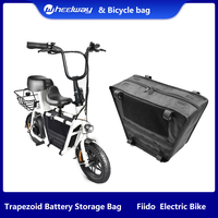 Fiido Electric Bike Trapezoid Bag, Thicken, Waterproof Lithium Battery Storage Bag, Electric Bike Sundries Bag, 1108