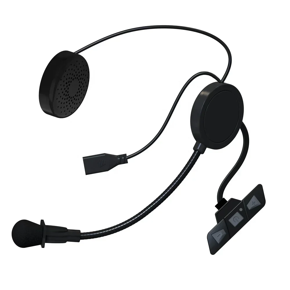 

Bluetooth Helmet Headset Motorcycle Helmet Headset Helmet Headphones with Waterproof Extermal Big Buttons Motorcycle Accessories