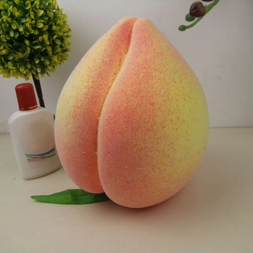 Home Decor Peach Foam Peach Toy Wedding Decor Living Room Decor Safe Materials Realistic Appearance Enhance Creativity