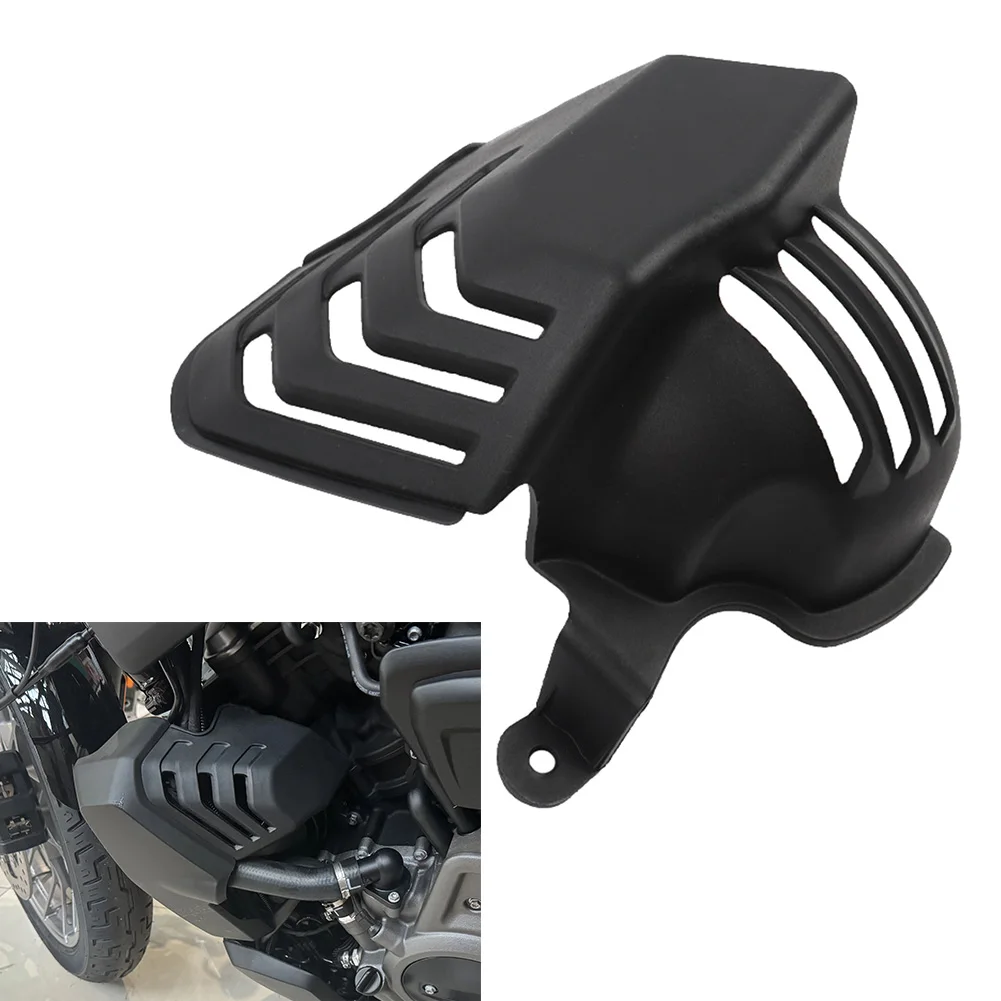 Motorbike Fan Radiator Fairing Hot Cooling Air Deflector Spoiler Cover For Harley Nightster 975 RH975S 2002-2024 Nylon Black