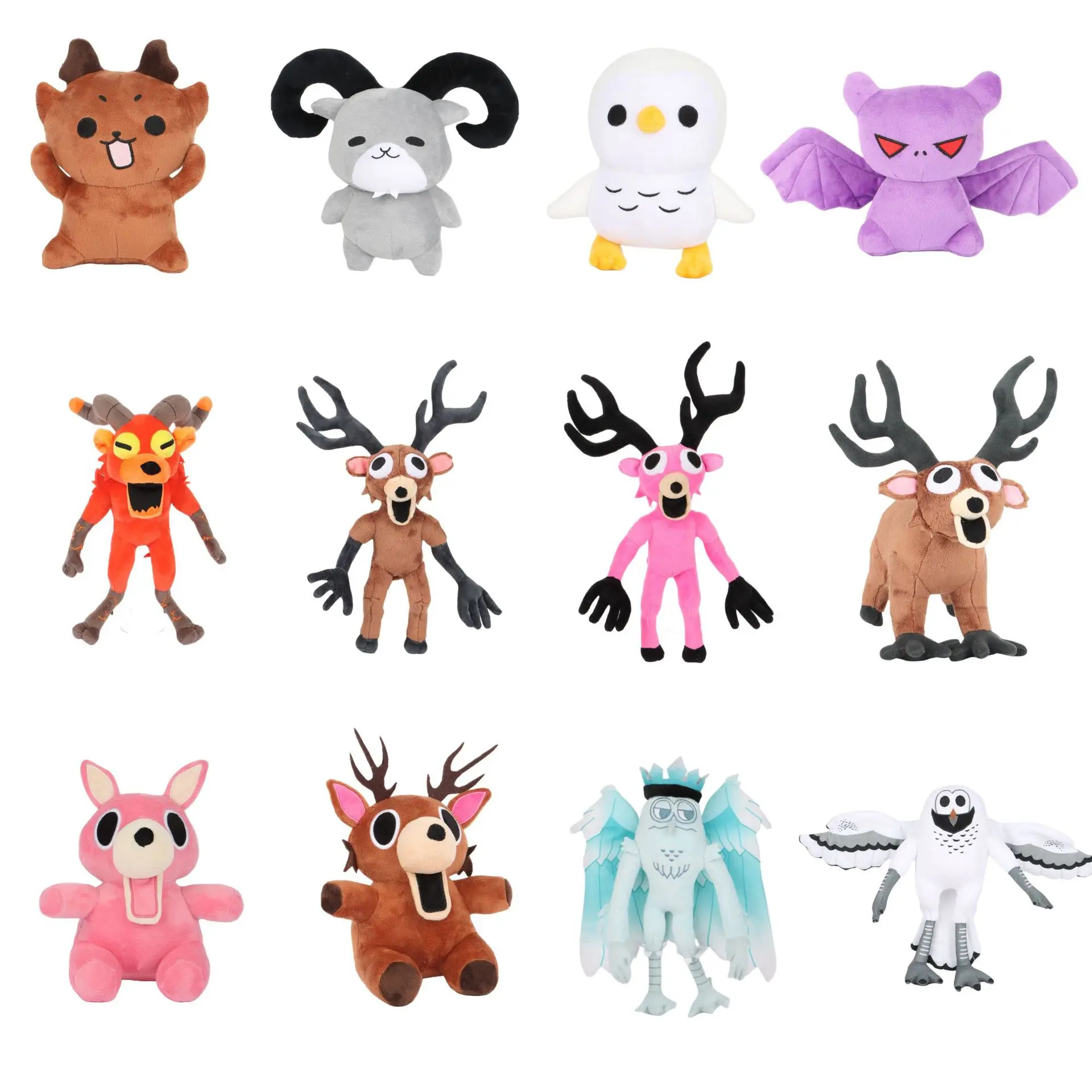 Popularne transgraniczne pluszaki z motywem gry 99 Nights in the Forest Deer Game