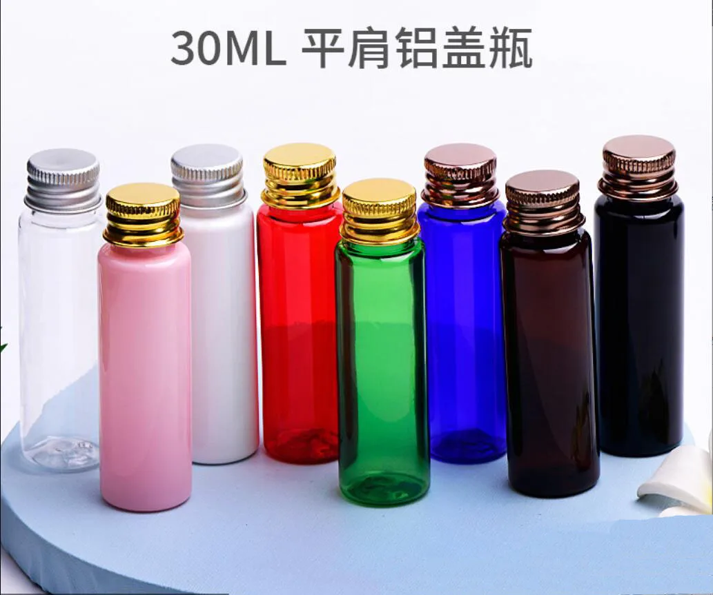 

30ml plastic PET pump bottle lotion emulsion serum toner essence sample testing moisture whitening skin care cosmetic packing