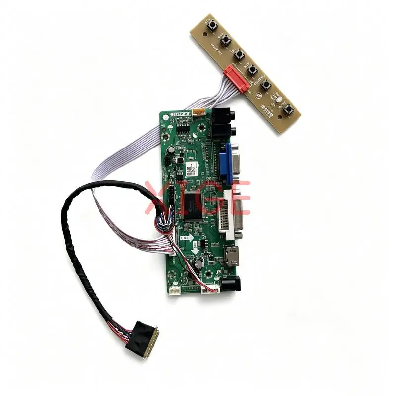 Kit de Placa de Control para Pantallas de Portátiles LTN140AT17 LTN140AT16 LTN140AT20 LTN140AT21, LVDS de 40 Pines, 1366x768, VGA, DVI, HDMI, Resolución 1366*768