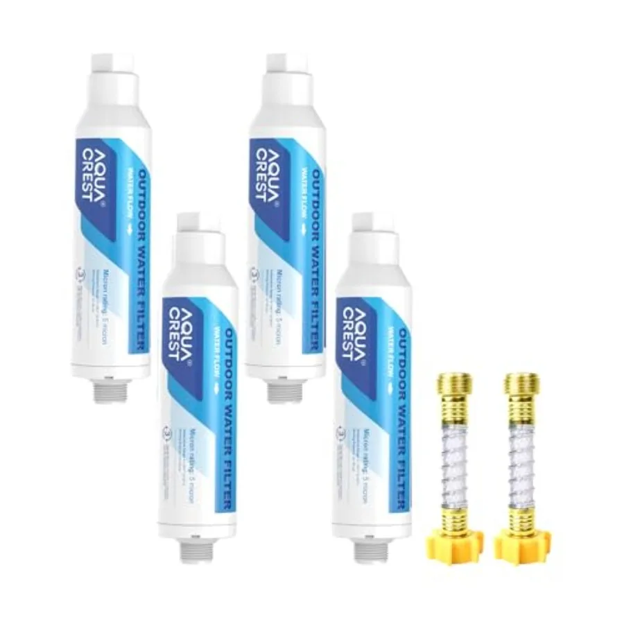 

Inline Water Filter Dedicated for Car Washing Window and Yard Cleaning Effectively Reduce Hard Water Spots Soften Water Upgrade